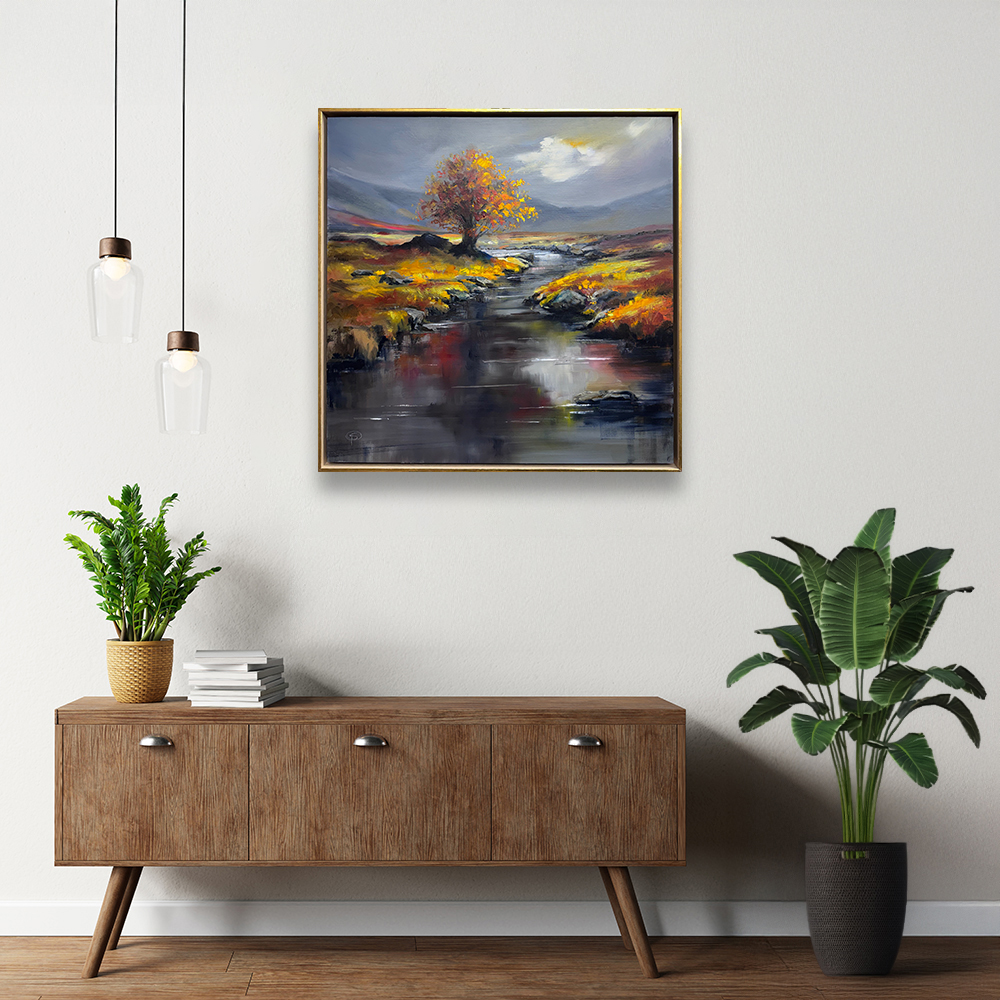 View of picture in situ